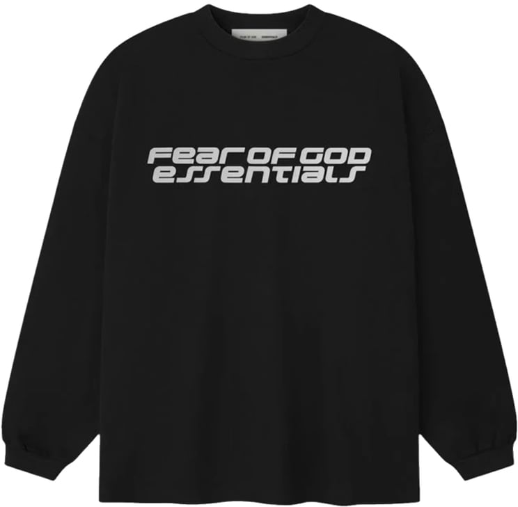 Fear of God Fear of God Essentials Ponte 90s Long Sleeve Tee 'Vintage Black'