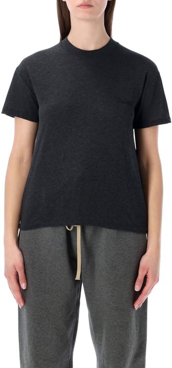 Fear of God Essentials Fear of God dark grey embroidered classic tee