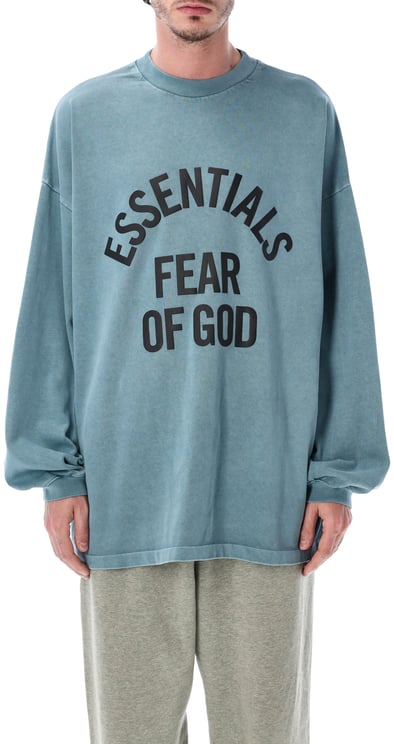 Fear of God Campus 90'S Long Sleeve Tee Faded Coastal