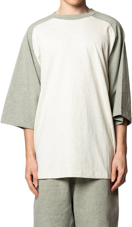 Fear of God SIGNATURE BASEBALL TEE OATMEAL/CONCRETE HEATHER