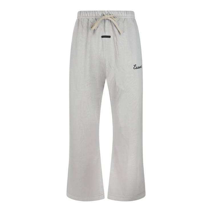 Fear of God Relaxed Fit Grey Trousers With Drawstring Waistband