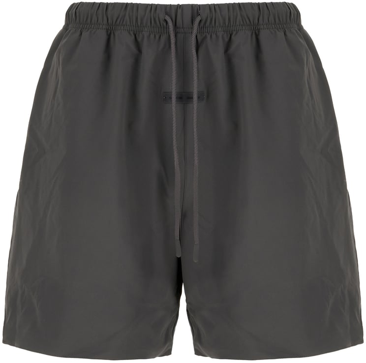 Fear of God Fear Of God Dark grey stretch nylon bermuda shorts