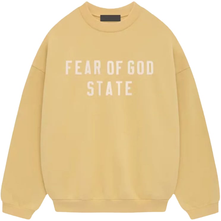 Fear of God Fear of God Essentials Heavy Fleece Crewneck 'Amber'