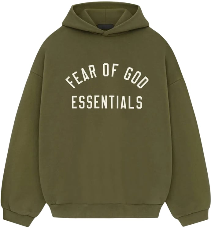 Fear of God Fear of God Essentials Fleece Hoodie Military