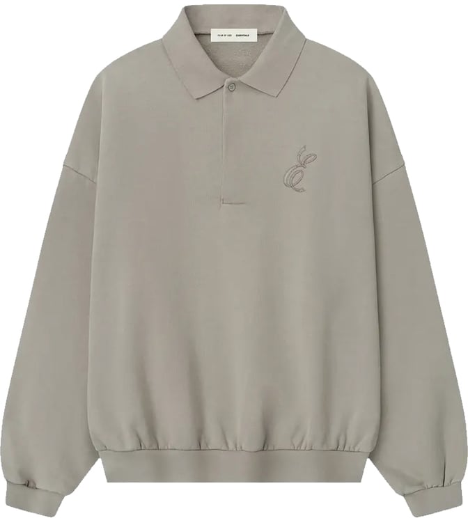 Fear of God Fear of God Essentials Classic Polo Sweatshirt 'Smoke Grey'