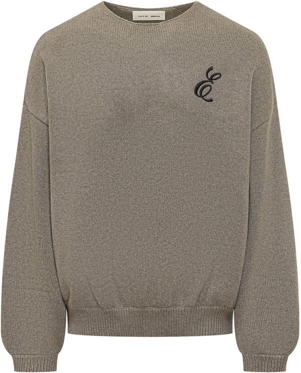 Fear of God Felpa waffle girocollo beige