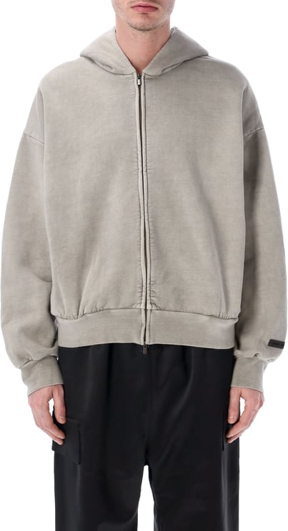 Fear of God Fear of God Essentials full zip hoodie grey