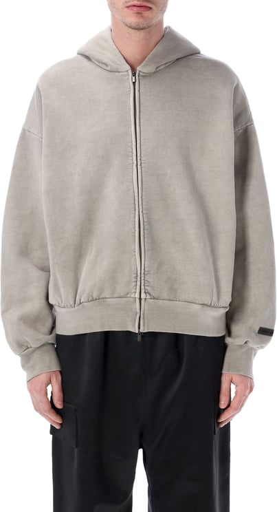 Fear of God Classic Full Zip Hoodie Smoke Grey