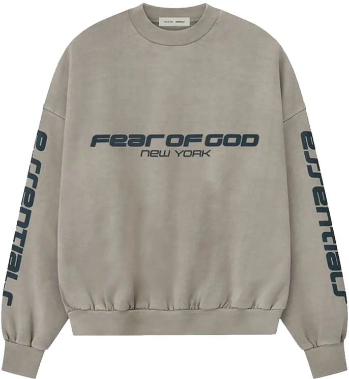 Fear of God Fear of God Essentials Heavy Fleece Cropped Relaxed Sweatshirt 'Smoke Grey'