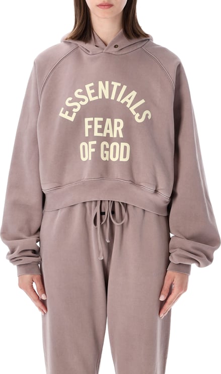 Fear of God Campus '90 Cropped Hoodie Faded Mauve