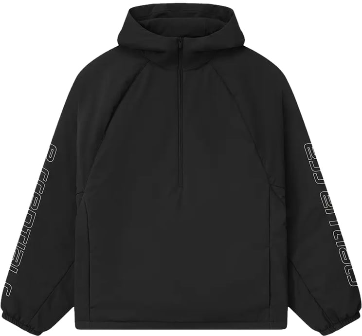 Fear of God Fear of God Essentials Nylon Half Zip Anorak 'Vintage Black'