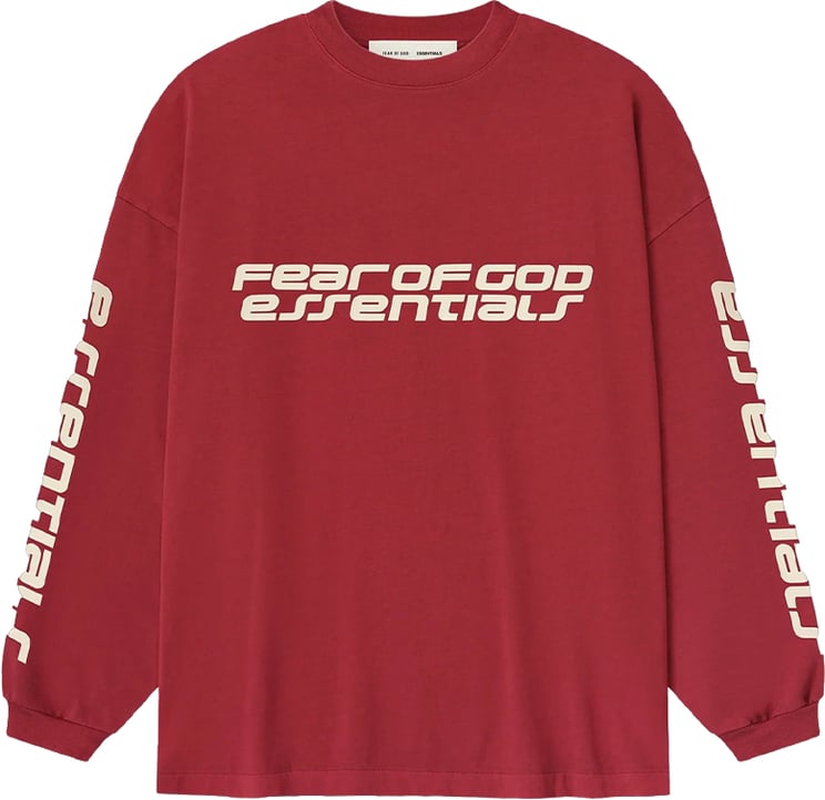 Fear of God Fear of God Fear of God 90's Longsleeve 125H0254572F Crimson