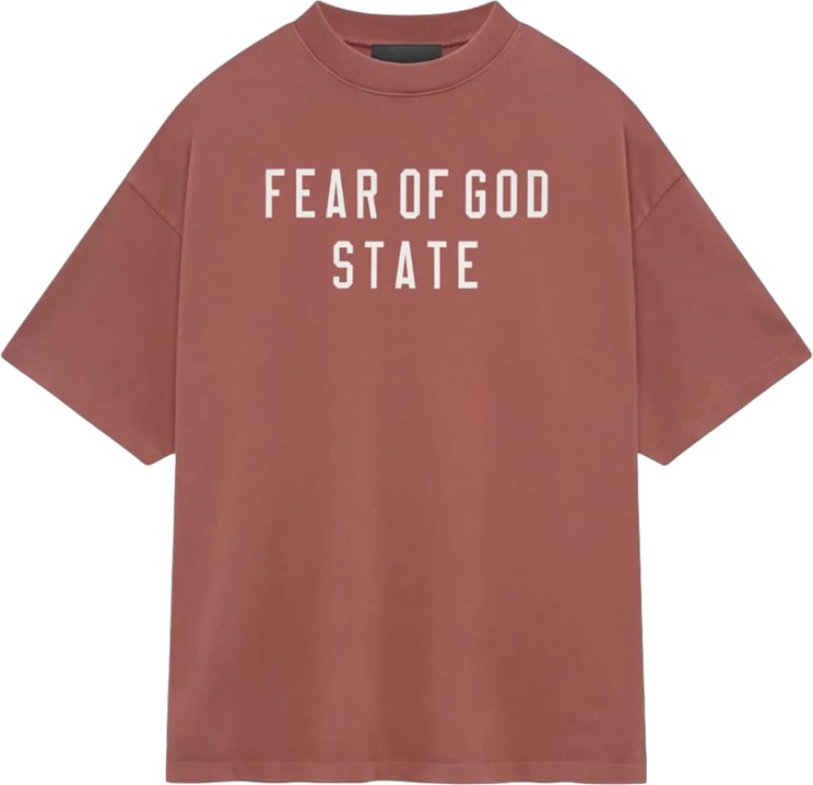 Fear of God Fear of God Fear of God Crewneck T-Shirt 125BT242006F Crimson