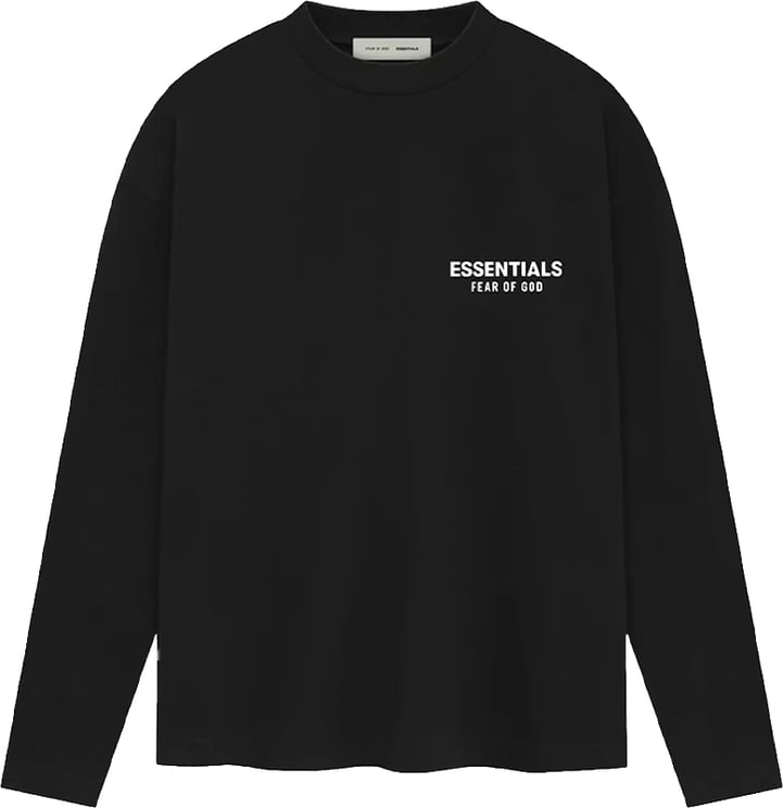 Fear of God Fear of God Fear of God Essentials Classic Long-Sleeve Tee 125AS254200F BlackWhite