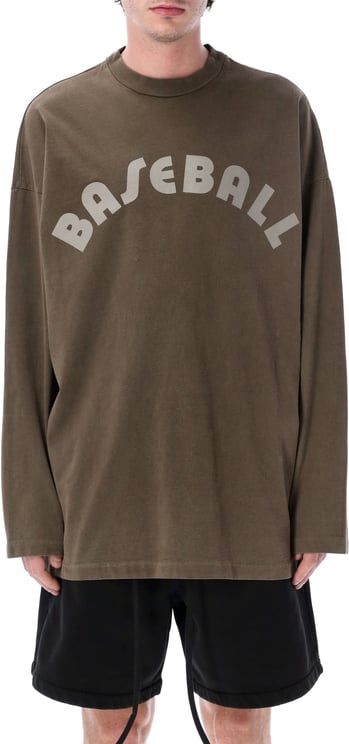 Fear of God Baseball Ls Tee Faded Brown