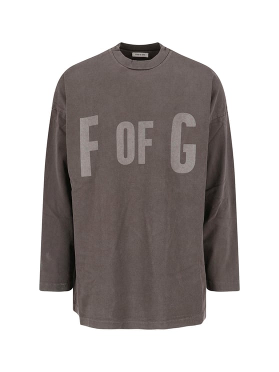 Fear of God Ribbed Neckline Long-Sleeve Cotton T-shirt