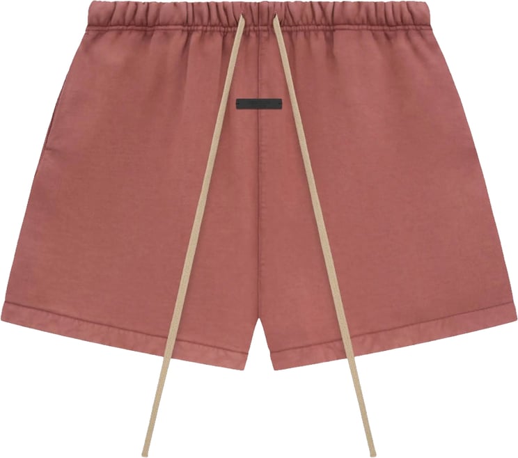 Fear of God Fear of God Essentials Crimson Korte Broek