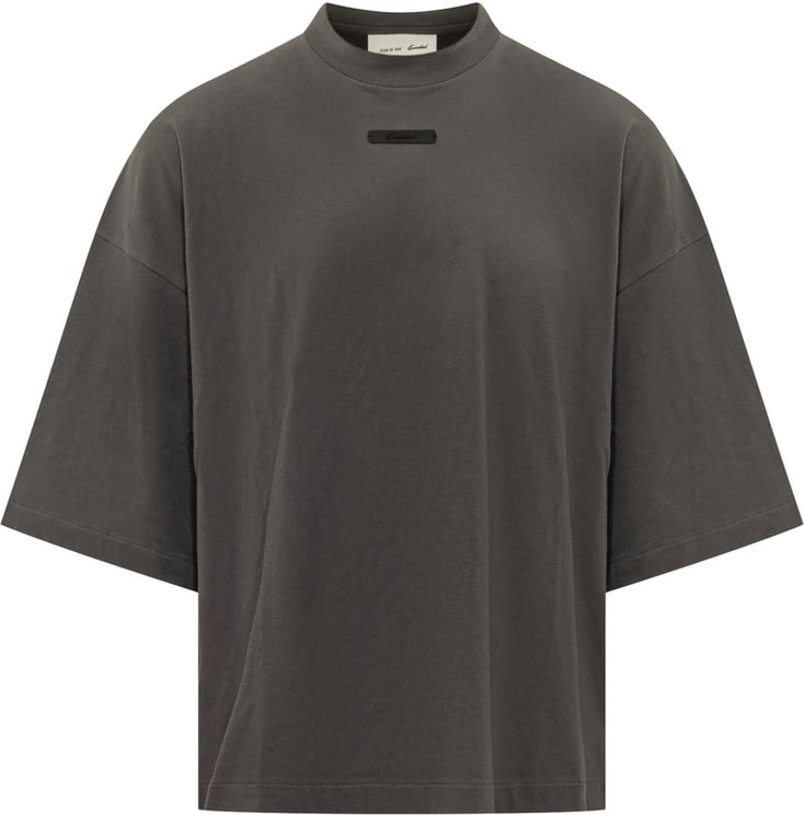 Fear of God T-shirt Oversize con Placca Logo