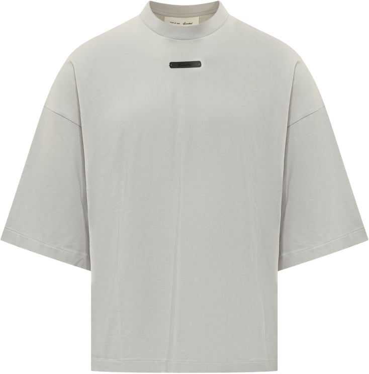 Fear of God T-shirt Oversize con Placca Logo