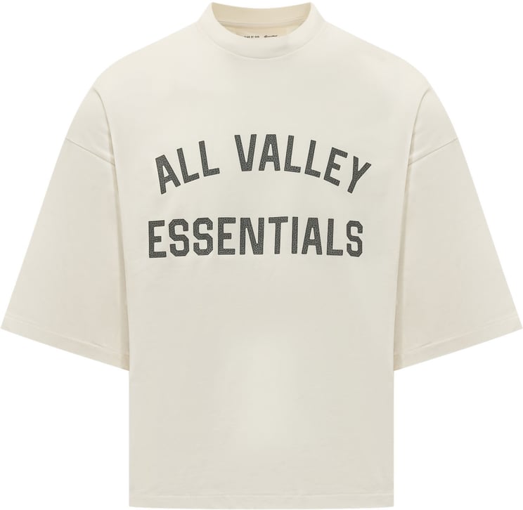 Fear of God T-shirt con Lettering Frontale