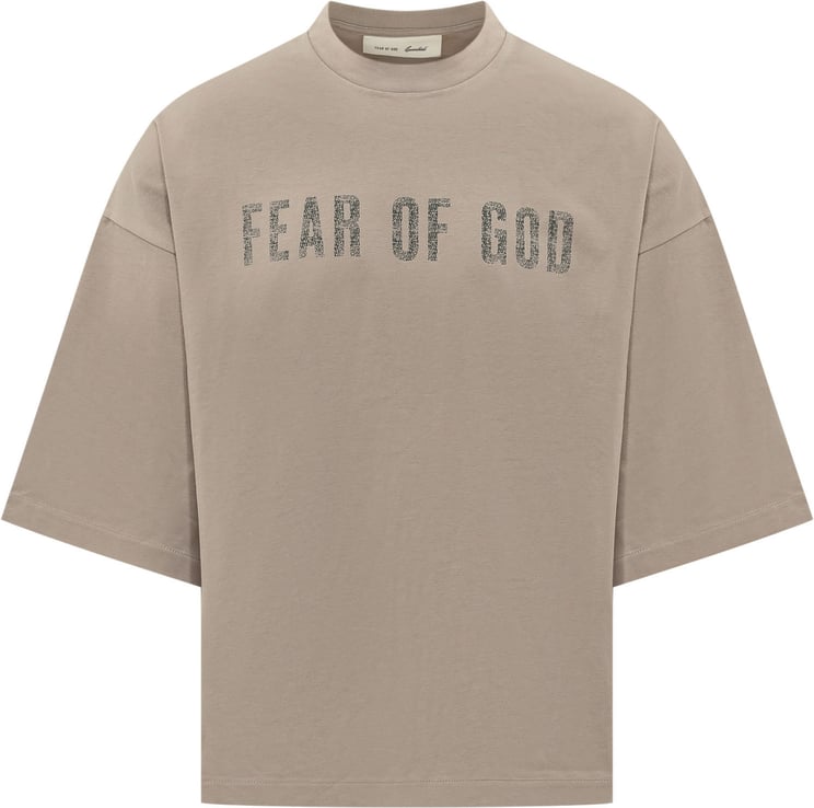 Fear of God T-shirt con Lettering Frontale