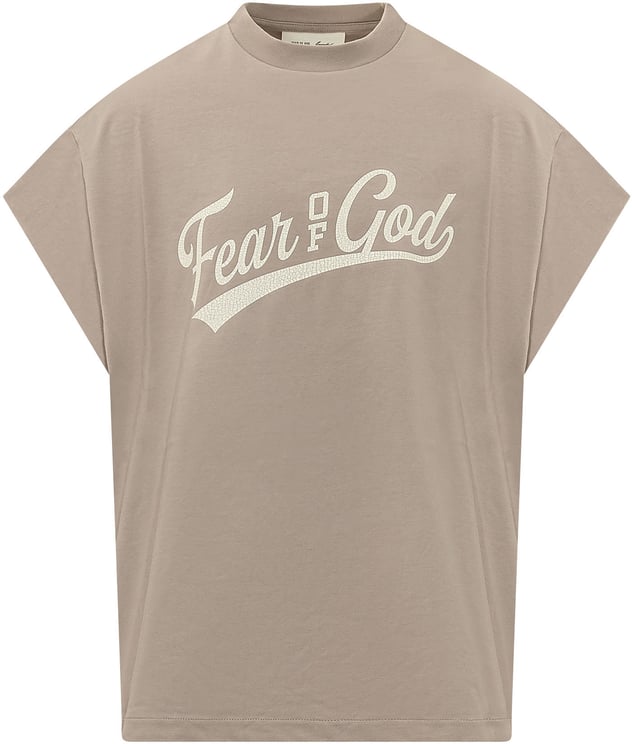 Fear of God T-shirt Senza Maniche con Stampa