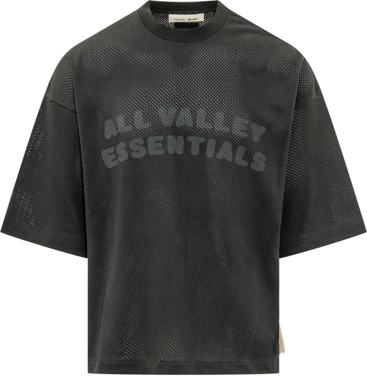 Fear of God T-shirt Traforata con Maxi Lettering