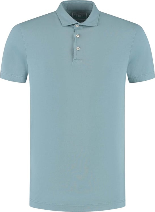 Fedeli Polo Dieci Mm. Jersey Giza Dusty