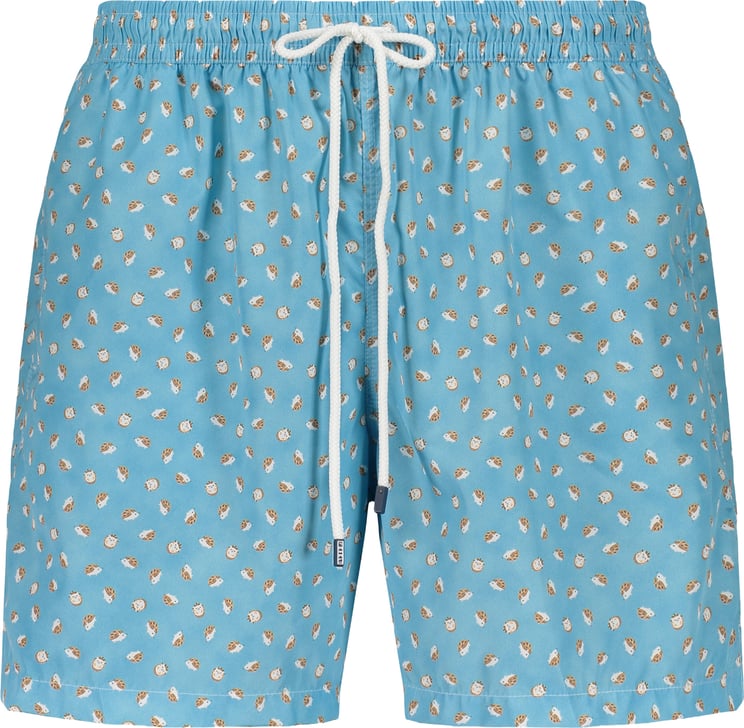 Fedeli Light Blue Summer Elegant Shorts