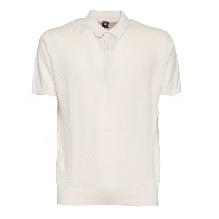 Fedeli Gabriel Giza Cotton Slim Polo Shirt