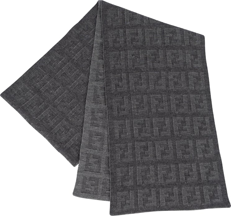 Fendi Fendi Wool Monogram FF Logo Schal Scarf