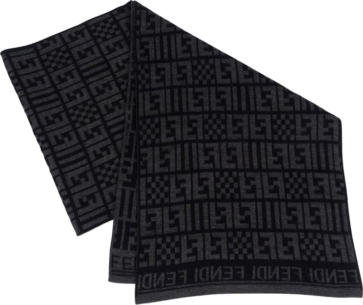 Fendi Fendi Wool FF Monogram Schal Scarf