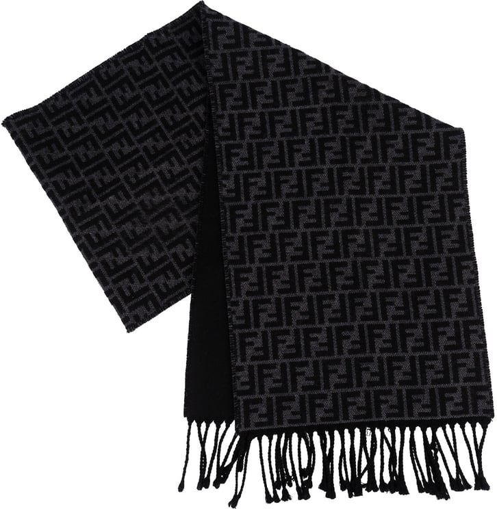 Fendi Fendi Wool Monogram FF Emblem Schal Scarf