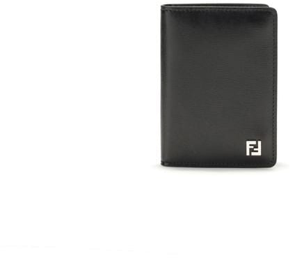 Fendi Fendi Black Calf Leather Bos Taurus Wallet
