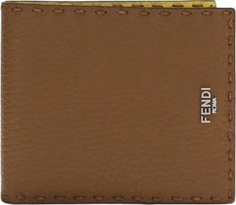 Fendi Fendi Brown Calf Leather Bos Taurus Wallet