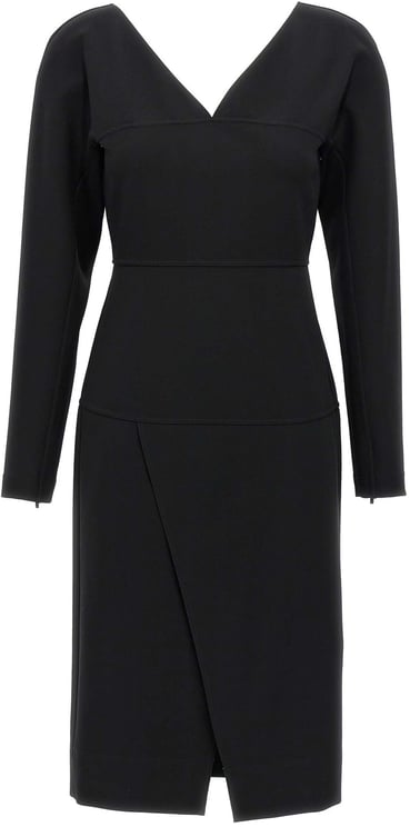 Fendi Fendi Black Viscose Midi Dress