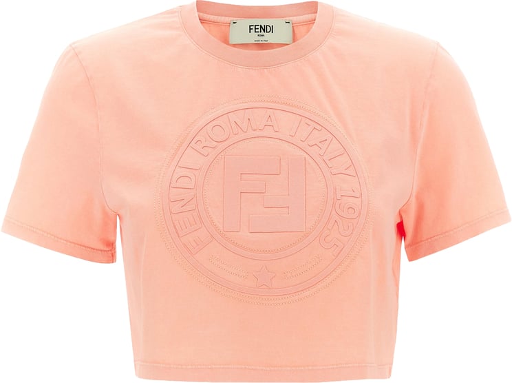 Fendi Fendi Multicolor Cotton T-Shirt