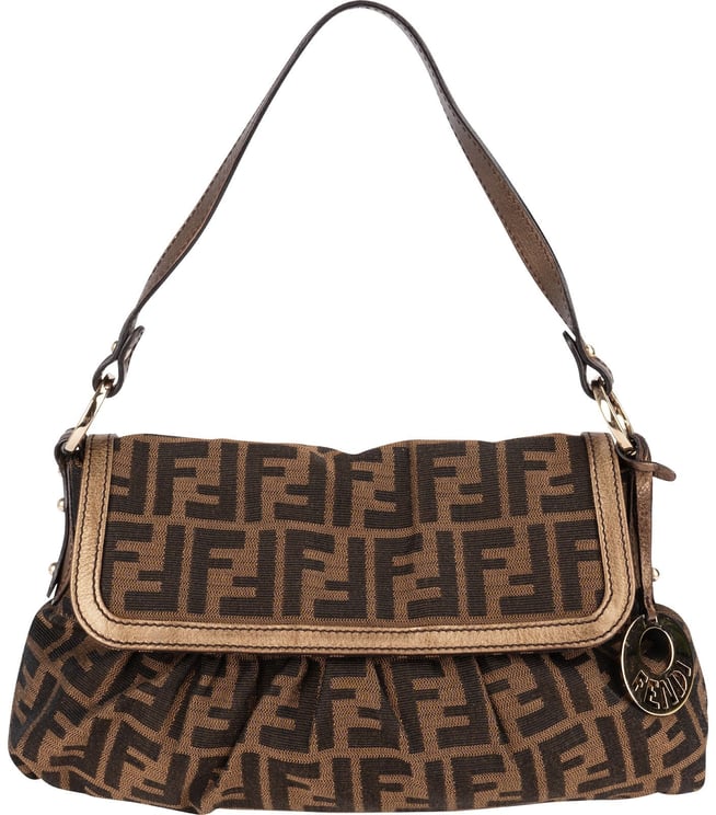 Fendi Fendi Monogram Zucca Chef Shoulder Bag
