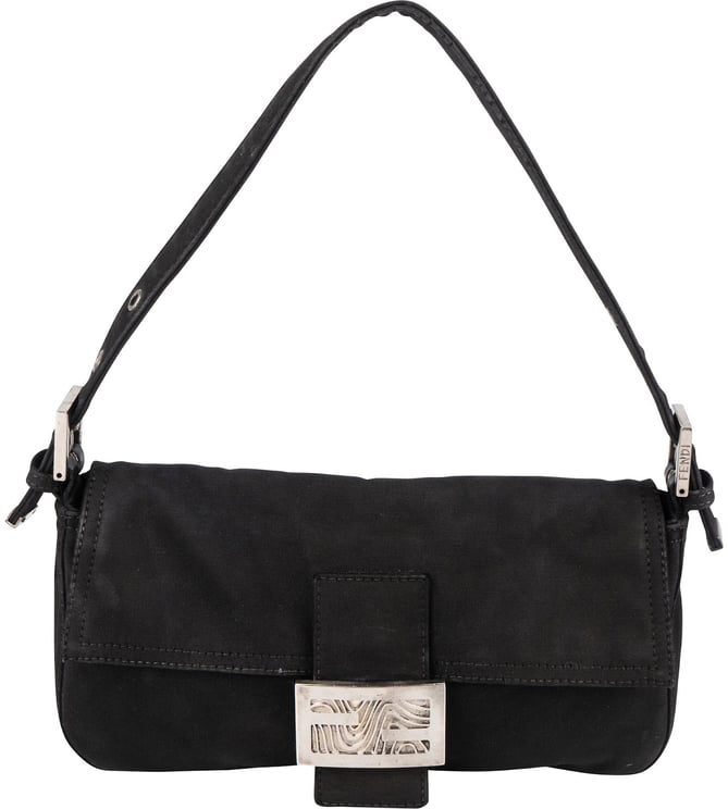 Fendi Fendi Cotton Baguette Shoulder Bag