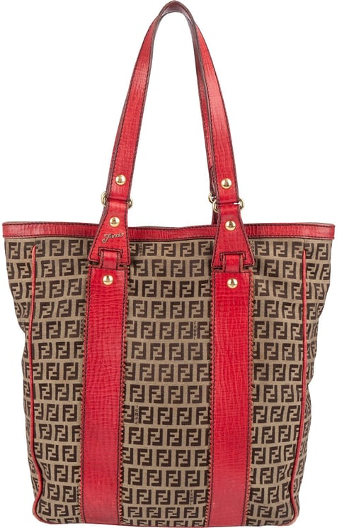 Fendi Fendi Monogram FF Roll Tote Hobo Handbag