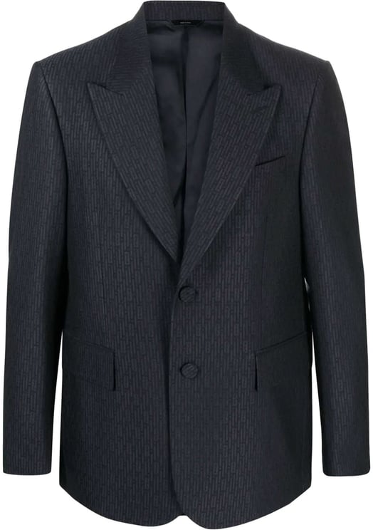 Fendi Fendi FF Motif Wool Jacket