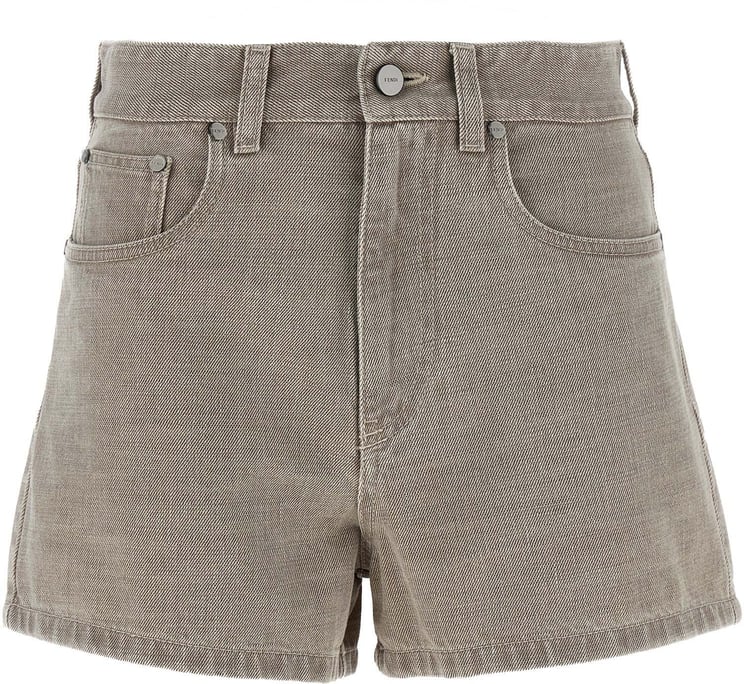 Fendi Fendi Beige Cotton Bermuda Shorts