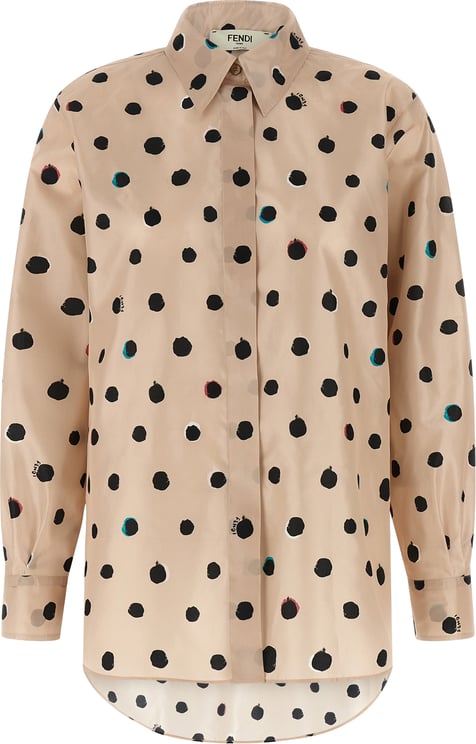 Fendi Fendi Multicolor Silk Blouse
