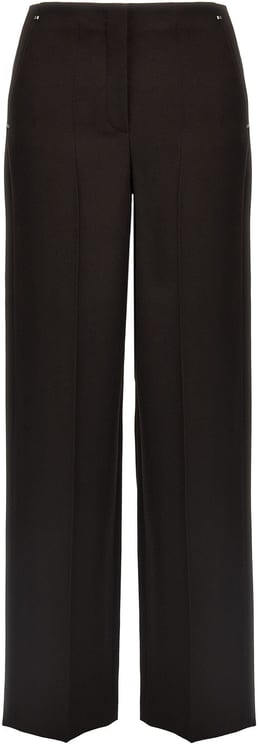 Fendi Fendi Purple Virgin Wool Dress Pants