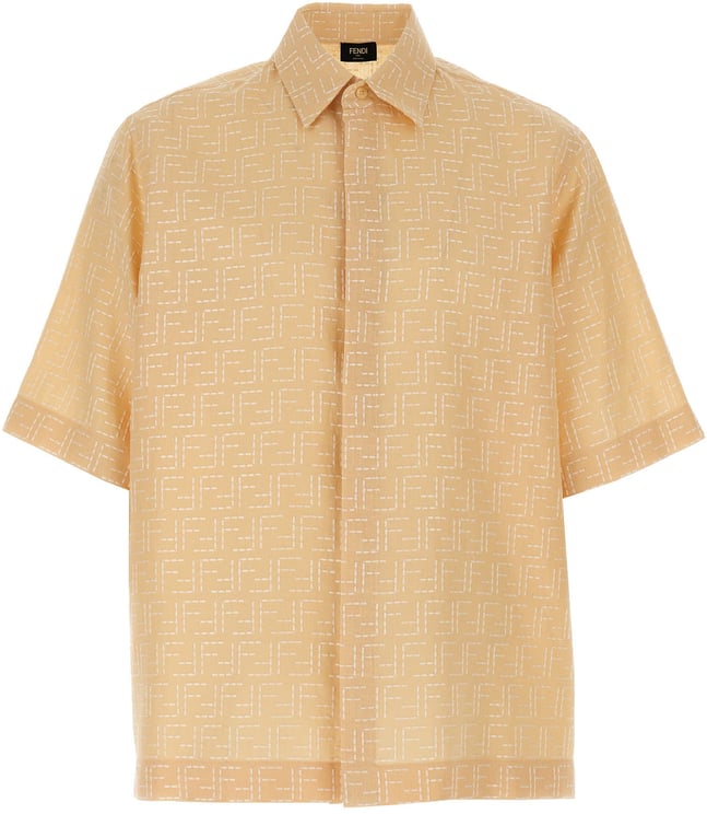 Fendi Fendi Beige Linen Blouse