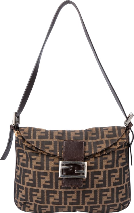 Fendi Fendi FF Monogram Baguette Shoulder Bag