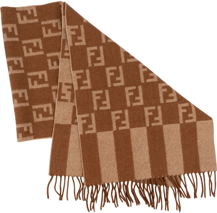 Fendi Fendi Wool FF Monogram Scarf Schal