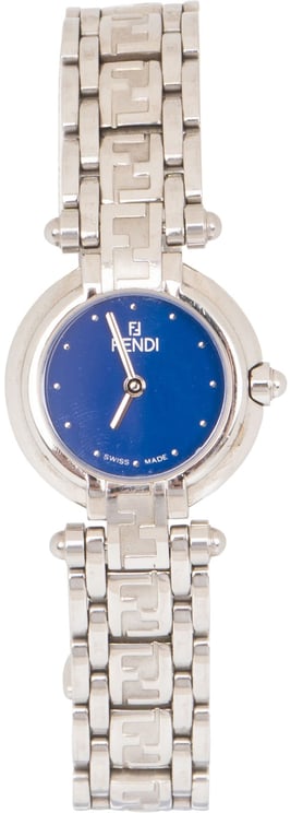 Fendi Fendi Silver Tone Zucca 750L Bracelet Women Watch
