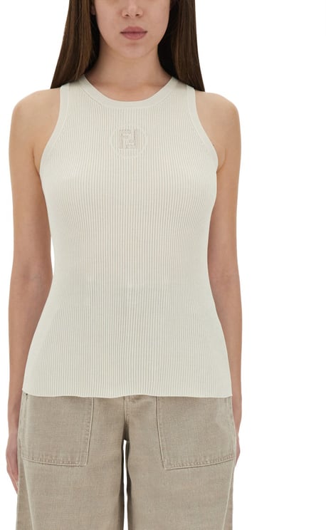 Fendi TANK TOP WITH LOGO