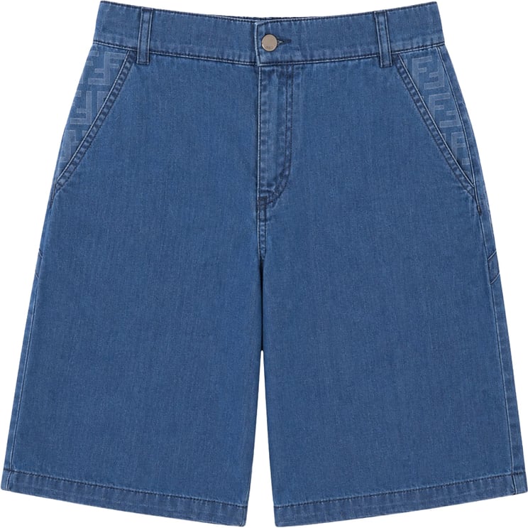 Fendi bermuda denim dark blu